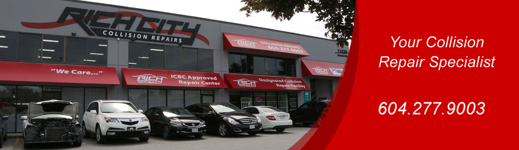 Collision repair facility in Richmond, BC